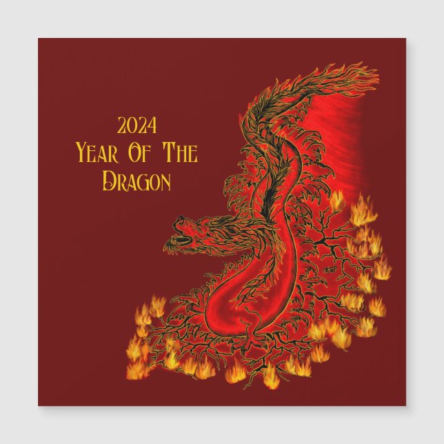 Chine Dragon, 2024 Année Du Dragon (Devant)