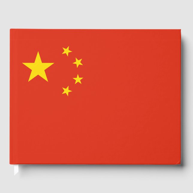 Chine drapeau Livre d'or (Recto)