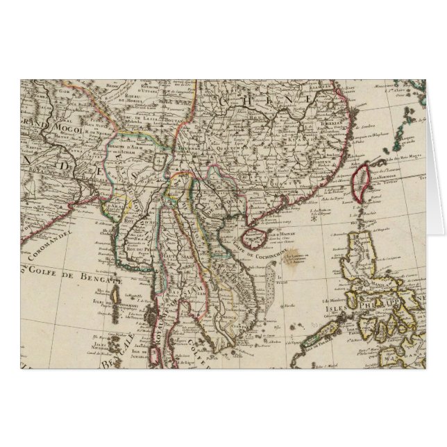 Chine, Inde, Asie (Devant horizontal)