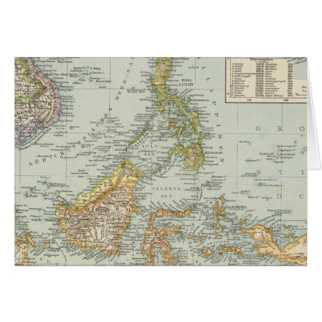 Chine indo et archipel malaisien (Devant horizontal)