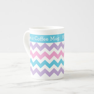 Chine Mug à personnaliser, Chevrons Multicolores