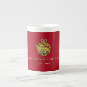 Chine Mug de l'os commémoratif Queen Elizabeth II
