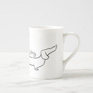 Chine osseuse Dachshund Mug