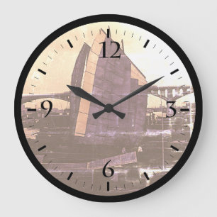 Chine vintage Grande horloge bateau Xiang Jiang Ch
