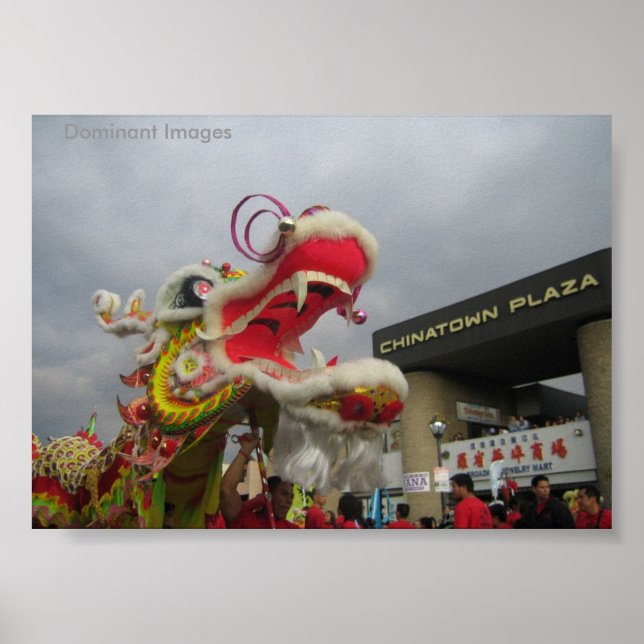 Chinese New Year Dragon Poster (Devant)