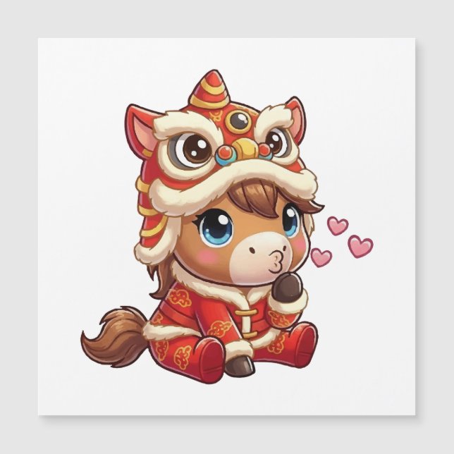 Chinese New Year Horse 2026 Zodiac (Devant)