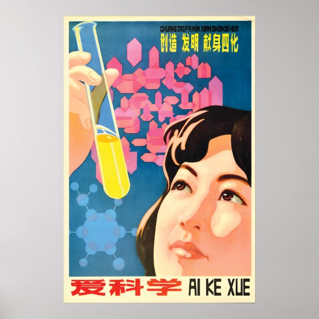 Chinese Propaganda Poster Creation, Invention (Devant)