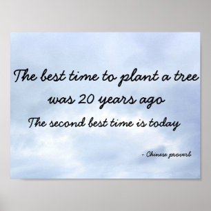 Chinese Proverb Poster