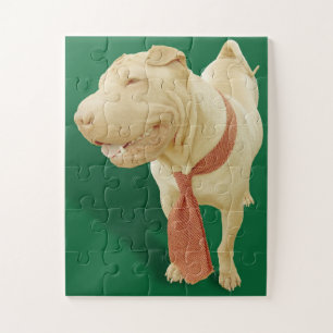 CHINESE SHAR PEI JIGSAW PUZZLE EASY