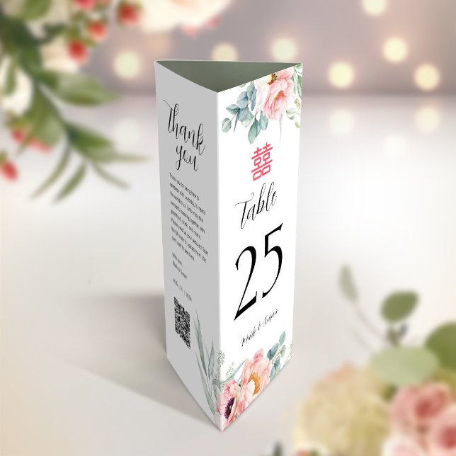 Chinois Numéro de table, Menu et Merci Note (Créateur téléchargé)