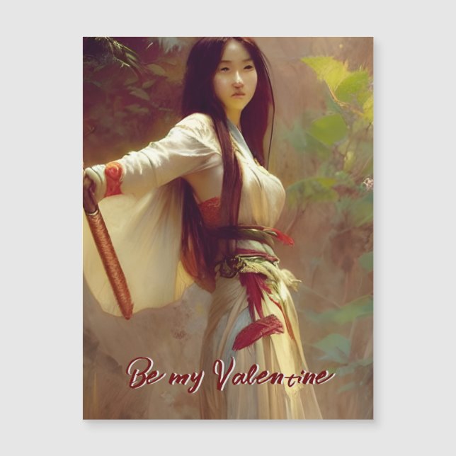 Chinois Wuxia Fighter Martial Arts Valentine (Devant)