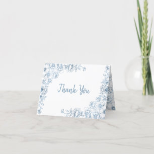 Chinoiserie Baby shower Carte de remerciements Flo