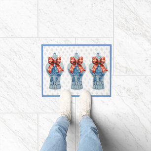 Chinoiserie Bleu Blanc Ginger Jar Tapis