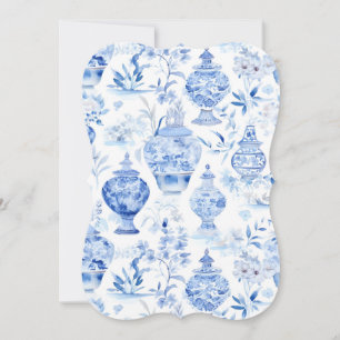 Chinoiserie Blue Invitation