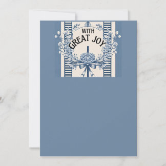 Chinoiserie Chic Faire-part de mariage | Floral bl