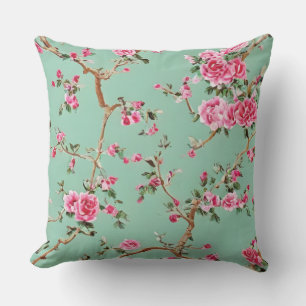 Chinoiserie Floral Coussin