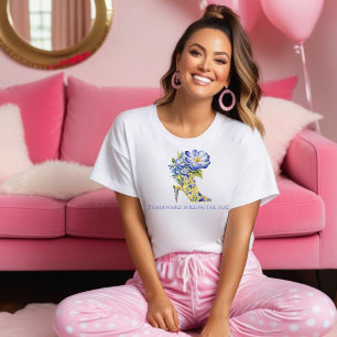 Chinoiserie florale moderne élégant haut talon