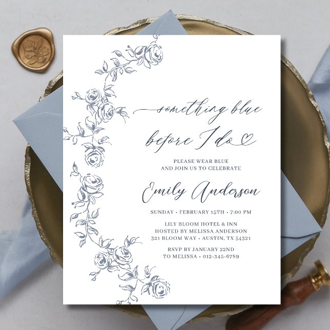 Chinoiserie française Quelque chose de bleu Fête d (Créateur téléchargé)