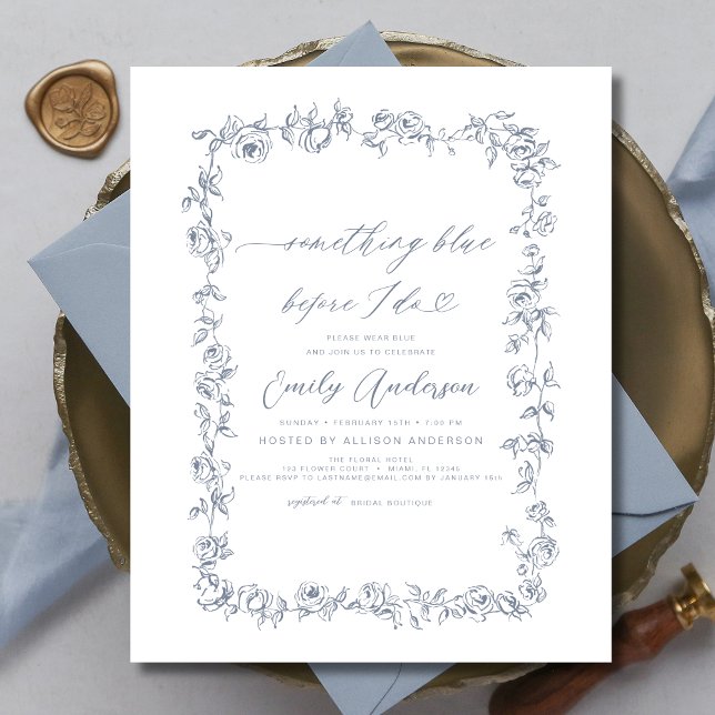 Chinoiserie française Quelque chose de bleu Fête d (Créateur téléchargé)