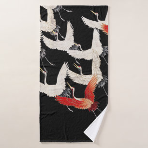 Chinoiserie Grue volante Zen Minimaliste Kimono Ar