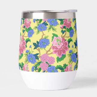 Chinoiserie Preppy Vin Floral Tumbler