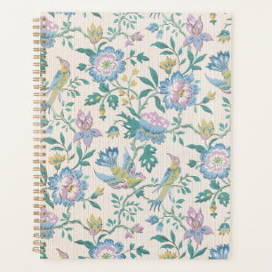 Chinoiserie Vintage Oiseaux Floral Motif Pastel