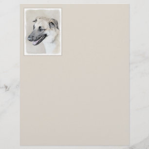 Chinook (Oreilles Laissées) Peinture - Art Chien o