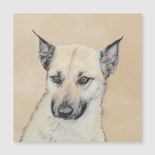 Chinook (Oreilles Pointées) Peinture - Art Chien o (Devant)