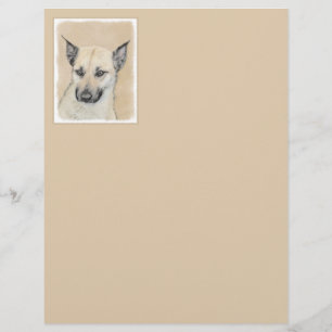 Chinook (Oreilles Pointées) Peinture - Art Chien o