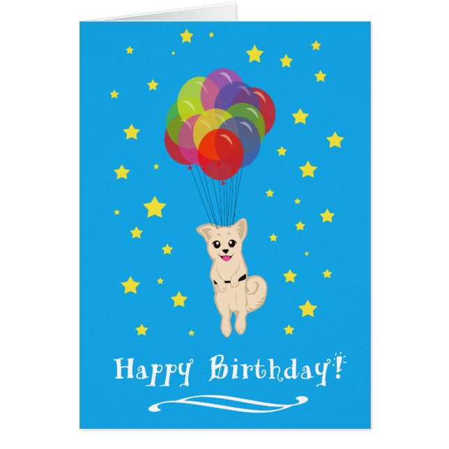Chiot avec ballons (Devant)