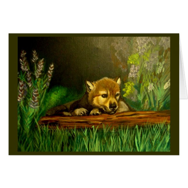 Chiot de loup (Devant horizontal)