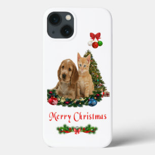 Chiot et chaton iPhone 13 coque