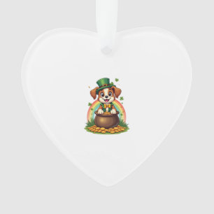 Chiot Lucky Leprechaun Vintage Arc-en-Ciel Pot d'O