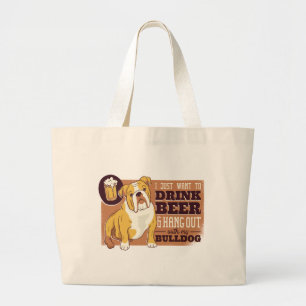 Chiot Mignon Sac Cabas Maman Bouledogue Anglais
