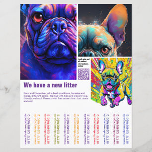 chiot moderne qr-code personnalisé
