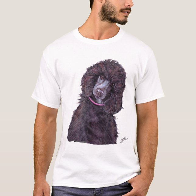 Chiot Thelma, T-shirt de caniche standard (Devant)