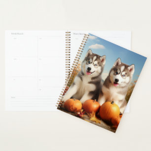 Chiots Malamute d'Alaska Délice d'Automne Citrouil