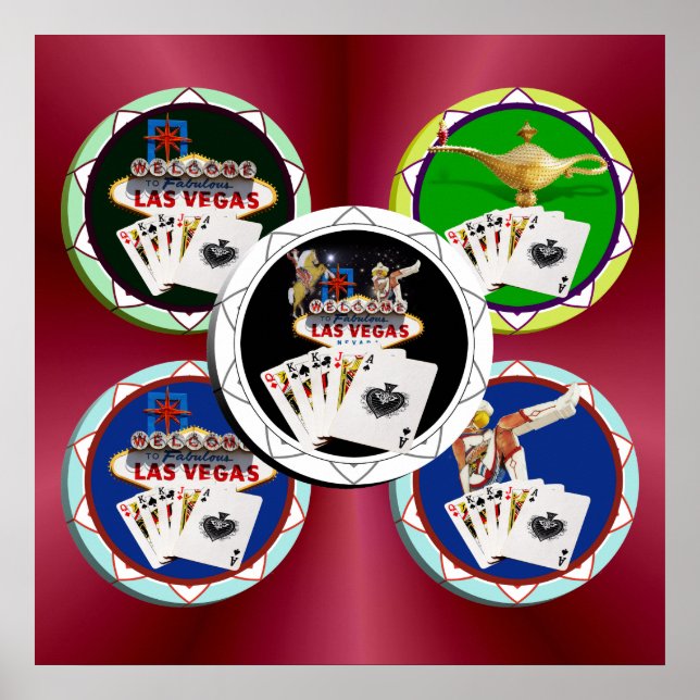 Chip Black Poker Affiche de bienvenue (Devant)