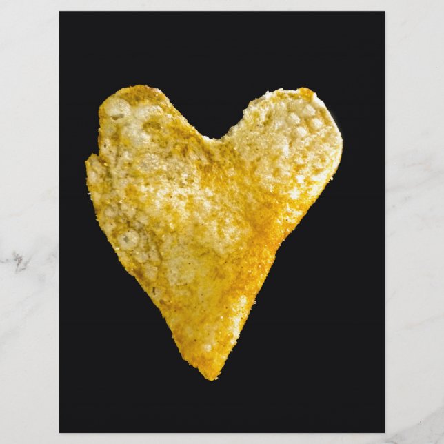 Chip de pomme de terre en forme de coeur (Devant)