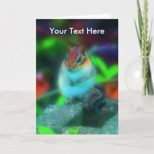 Chipmunk Imaginaire animal Art Carte photo de la n