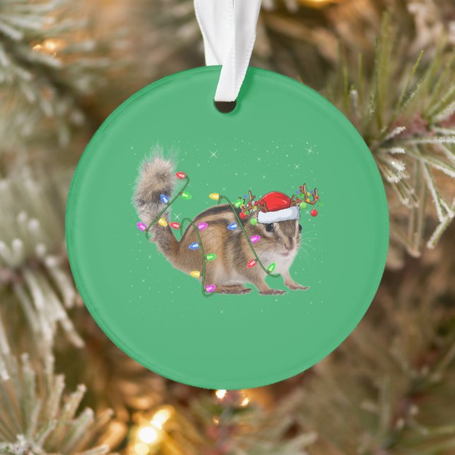 Chipmunk Lover Xmas Éclairage Père Noël Chipmunk X (Arbre)