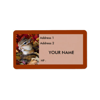 Chipmunks et écureuils, Étiquette