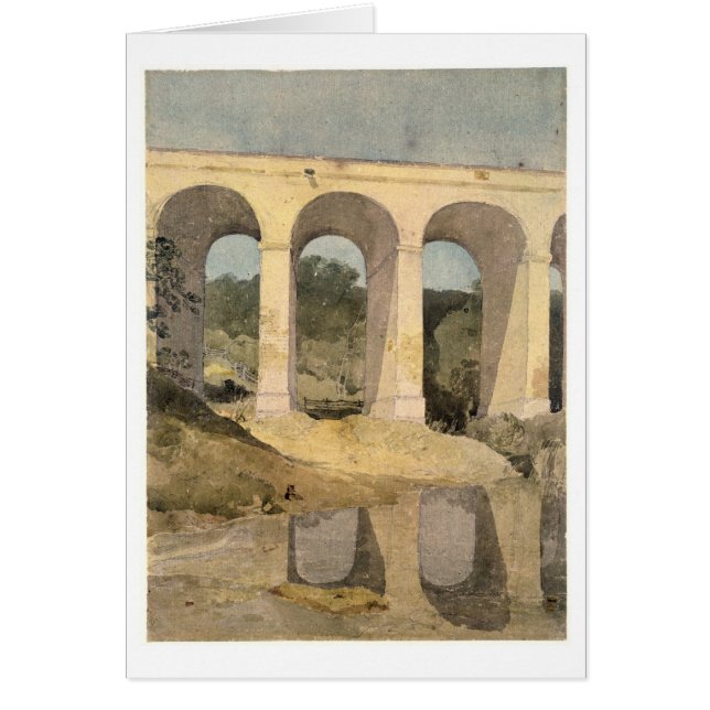 Chirk l'aqueduc, 1806-7 (la semaine sur le papier) (Devant)
