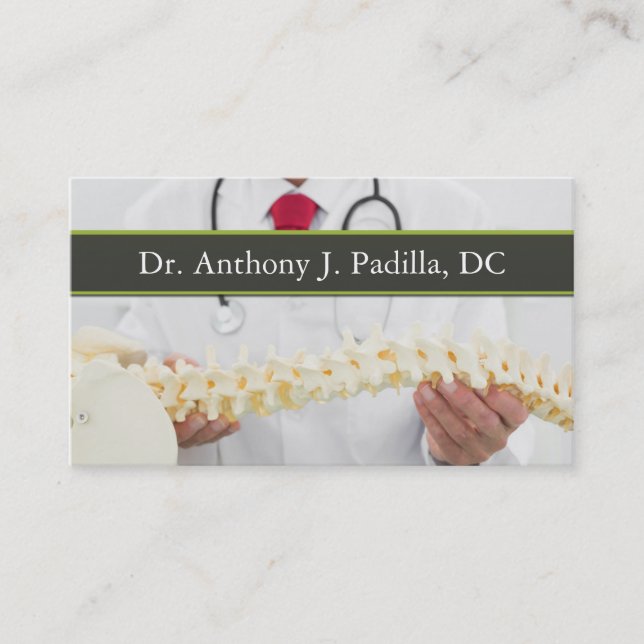 CHIROPRACTEUR Professionnel ET Carte de visite DE  (Devant)