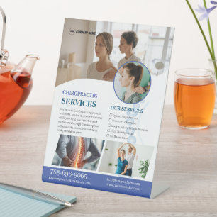 Chiropracteur Services Panneau Pedestal Personnali