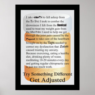 Chiropractic Essayer Quelque Chose D'Autre Poster