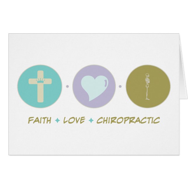 Chiropractie d'amour de foi (Devant horizontal)