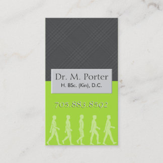 Chiropractie et carte de visite Médicale -
