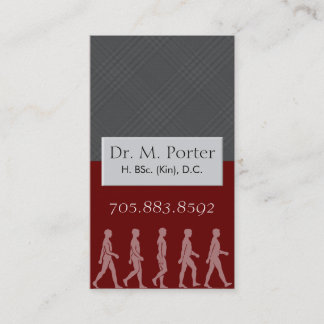 Chiropractie et carte de visite Médicale -