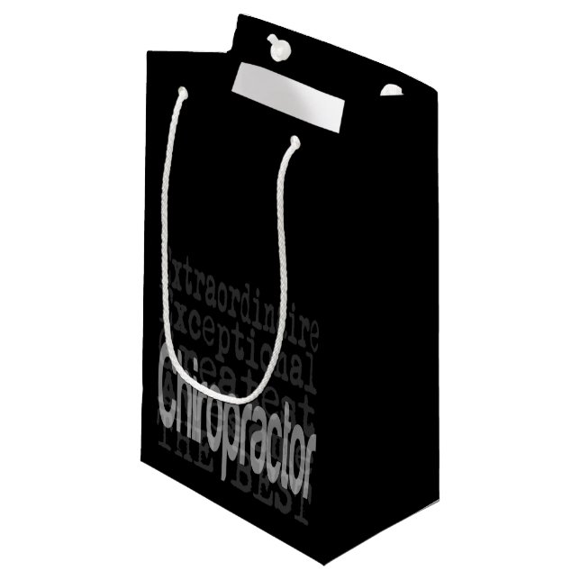 Chiropractor Extraordinaire Petit sac cadeau (Devant Angle)